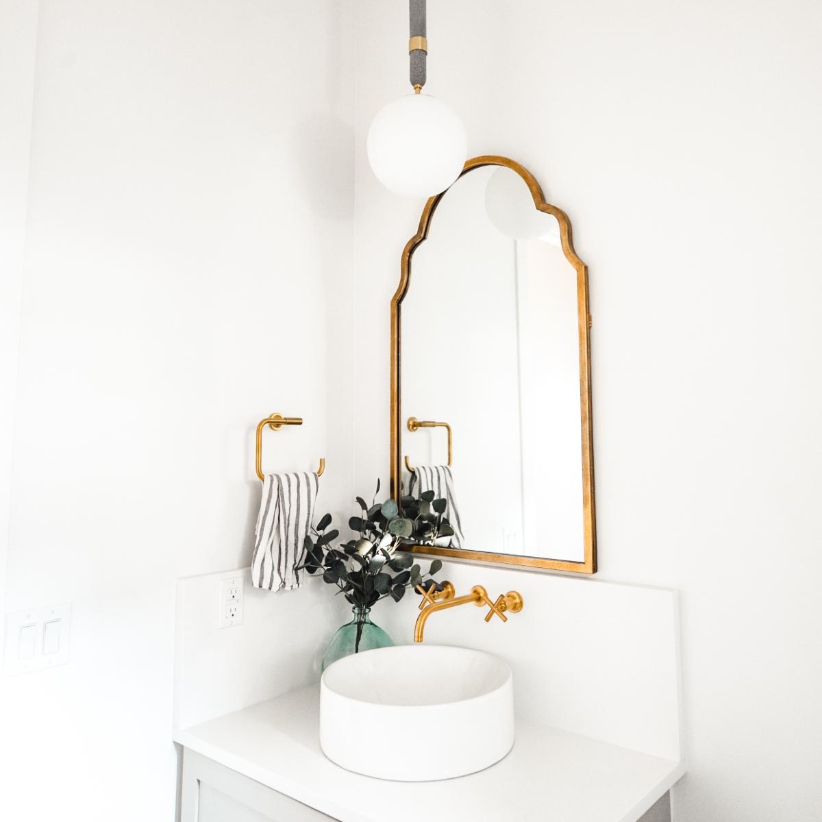 Brielle 10 in. Pendant Light Brass Finish - Bees Lighting