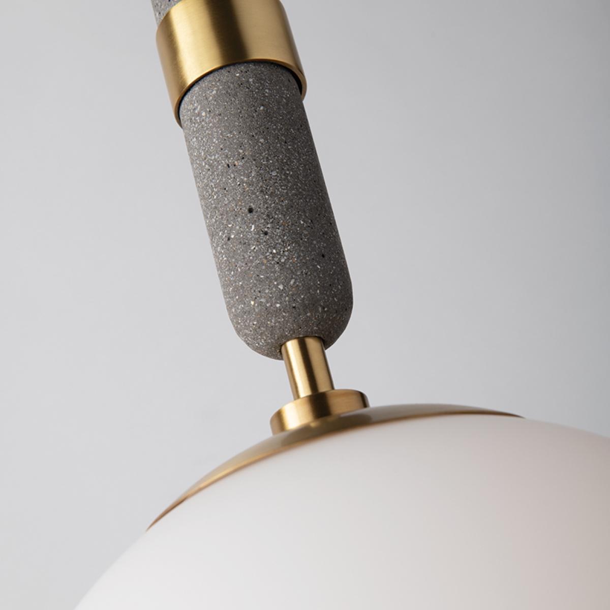 Brielle 7 in. Pendant Light Brass Finish - Bees Lighting