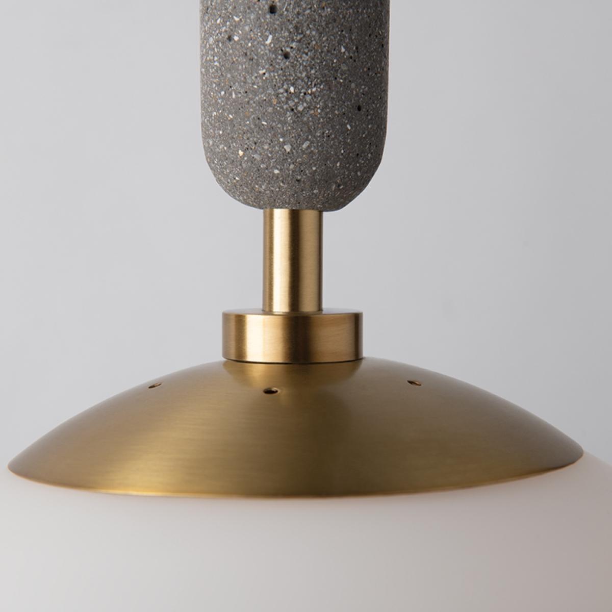 Brielle 7 in. Pendant Light Brass Finish - Bees Lighting