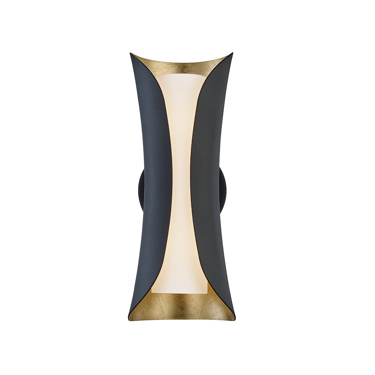 Josie 14 In. Wall Light Black & Gold Finish - Bees Lighting