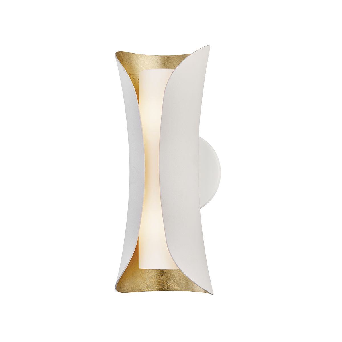 Josie 14 In. Wall Light White Finish - Bees Lighting