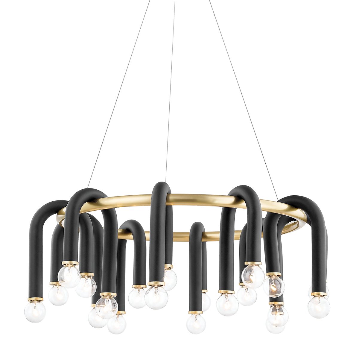 Whit 20 Lights Chandelier - Bees Lighting
