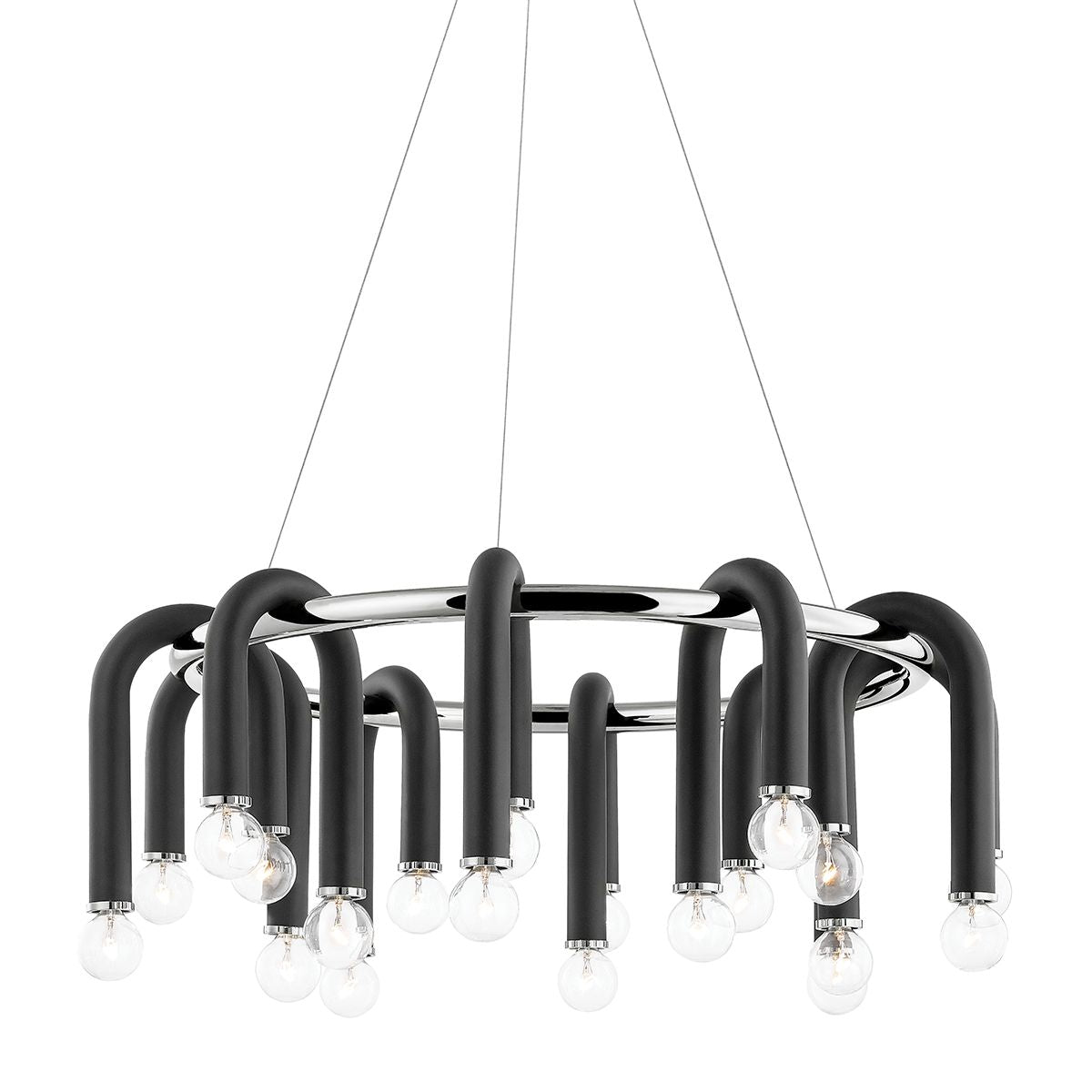 Whit 20 Lights Chandelier - Bees Lighting