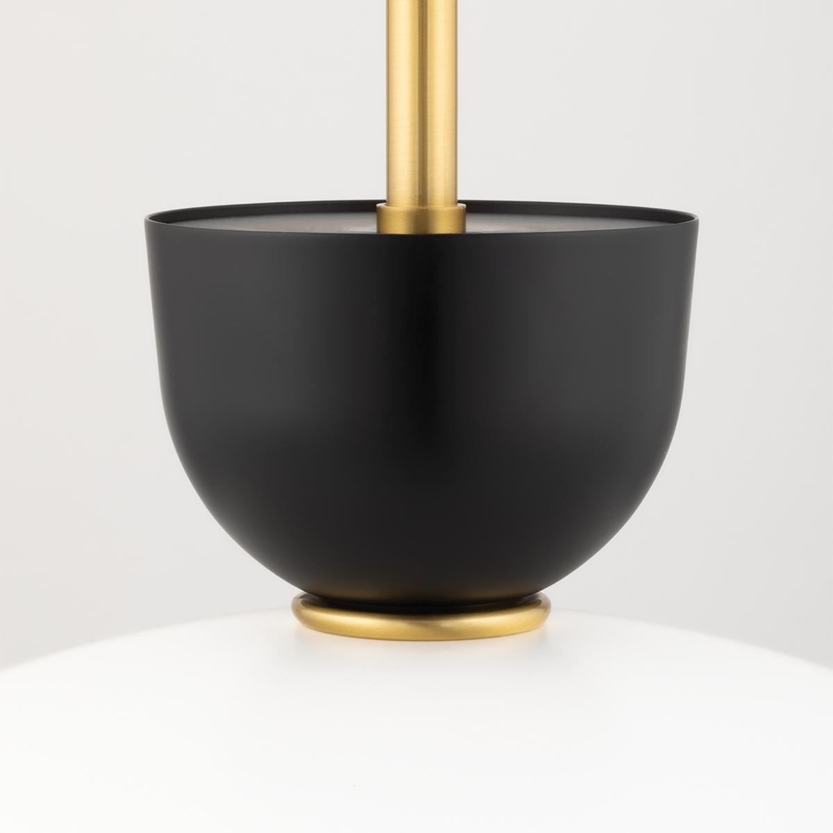 Whitley 20 in. Pendant Light Aged Brass Finish - Bees Lighting