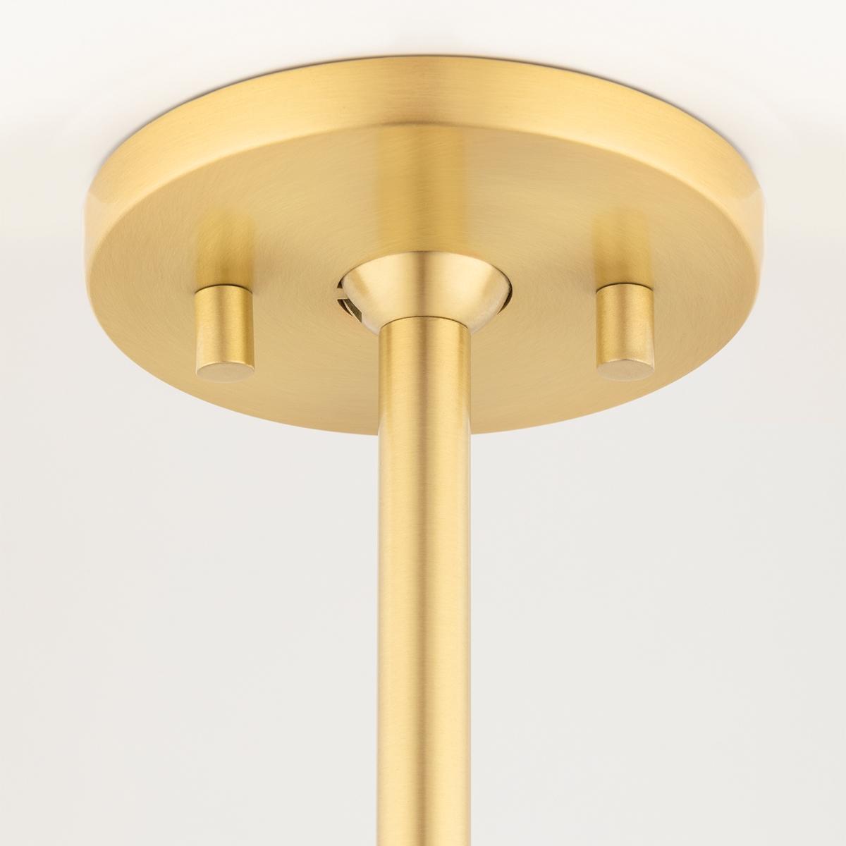 Whitley 20 in. Pendant Light Aged Brass Finish - Bees Lighting