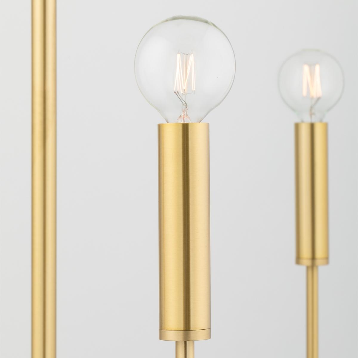 Bailey 6 Lights Chandelier Brass finish - Bees Lighting