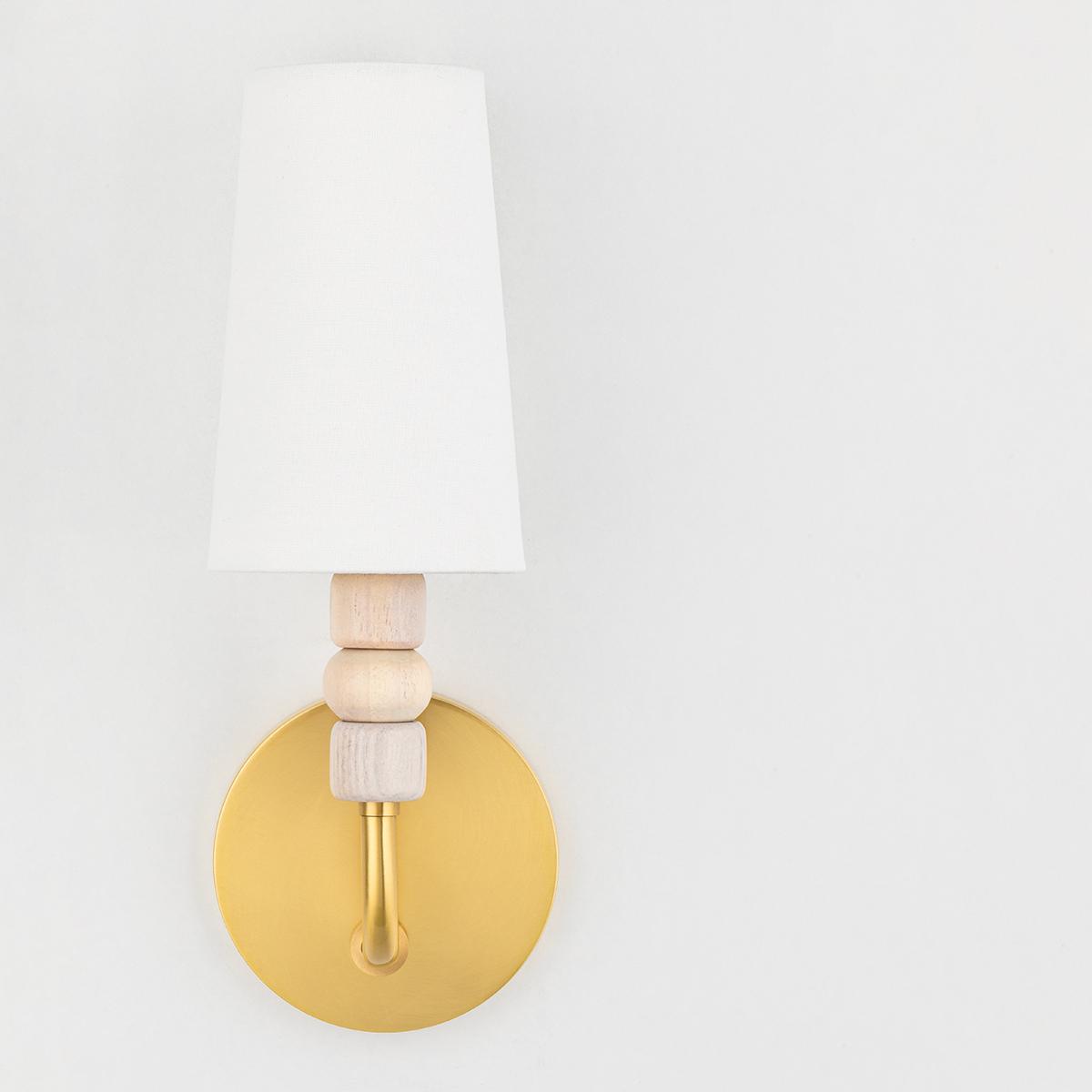 Casey 13 in. Armed Sconce Brass finish - Bees Lighting