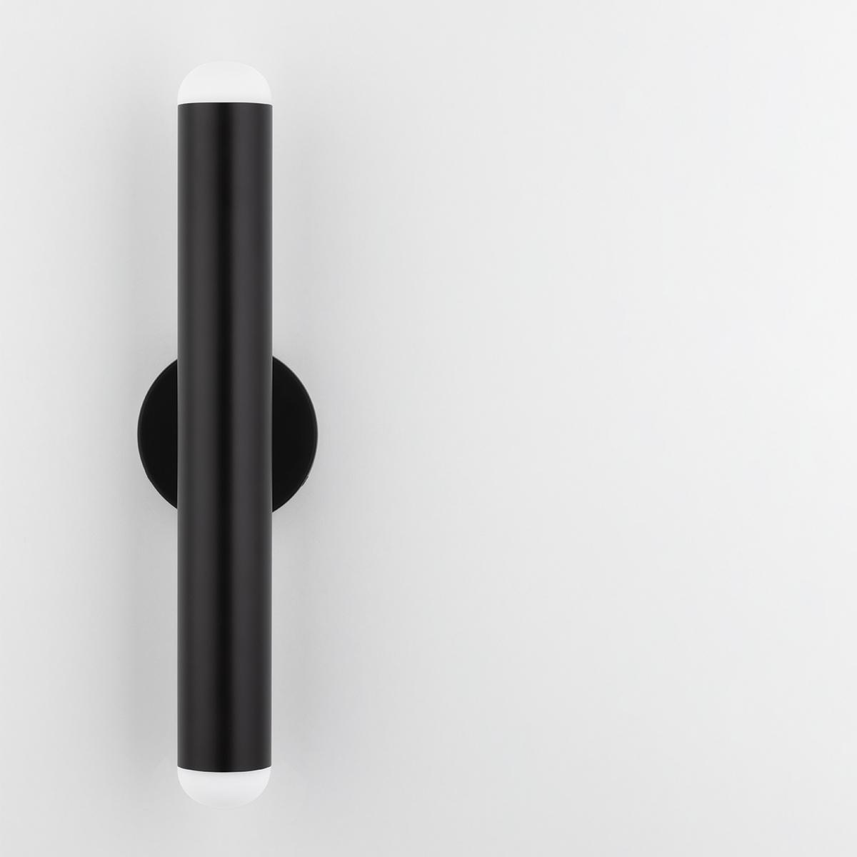 Taylor 19 in. Wall Light Black finish - Bees Lighting