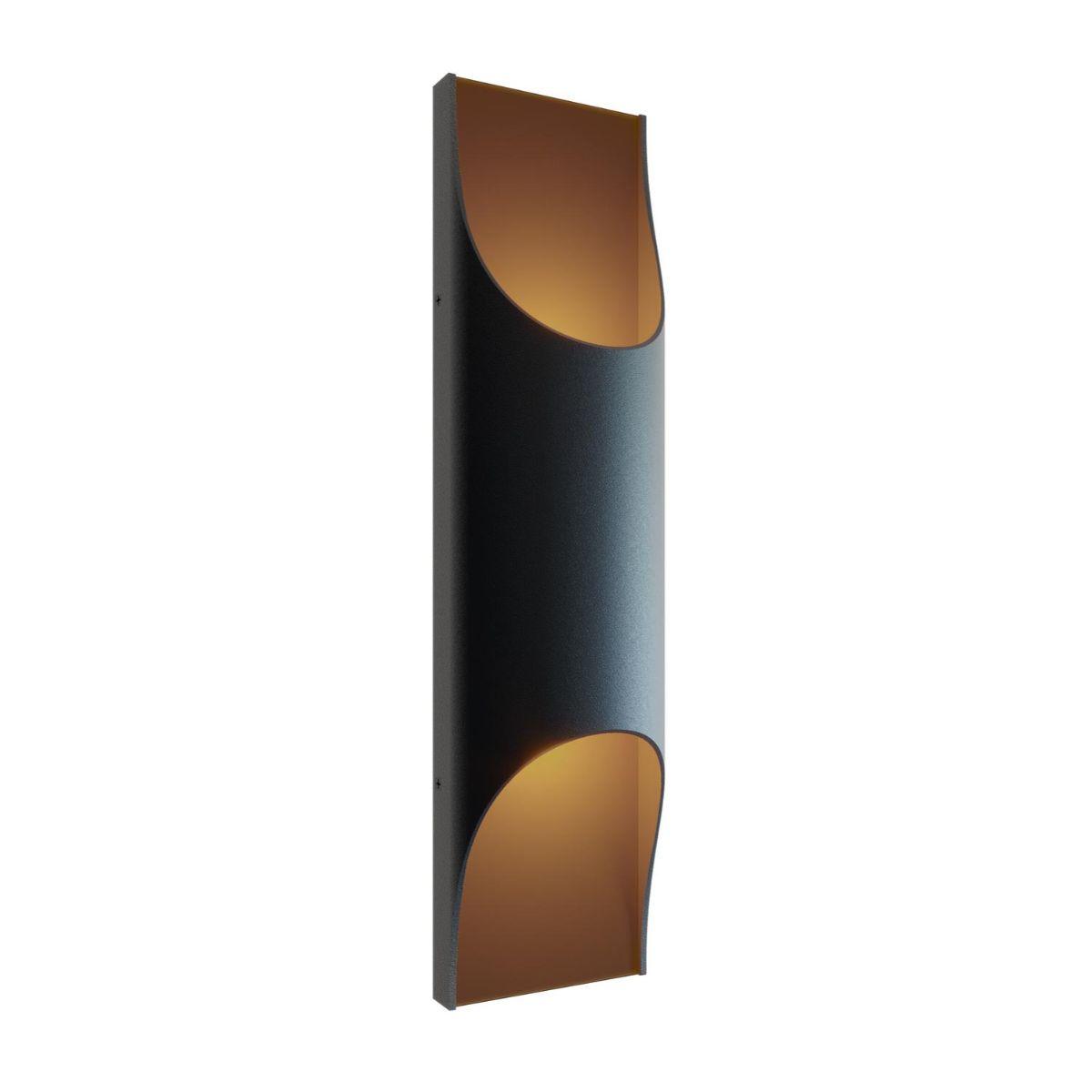 Harrison 18 in. LED Outdoor Wall Sconce Black Finish 3000K