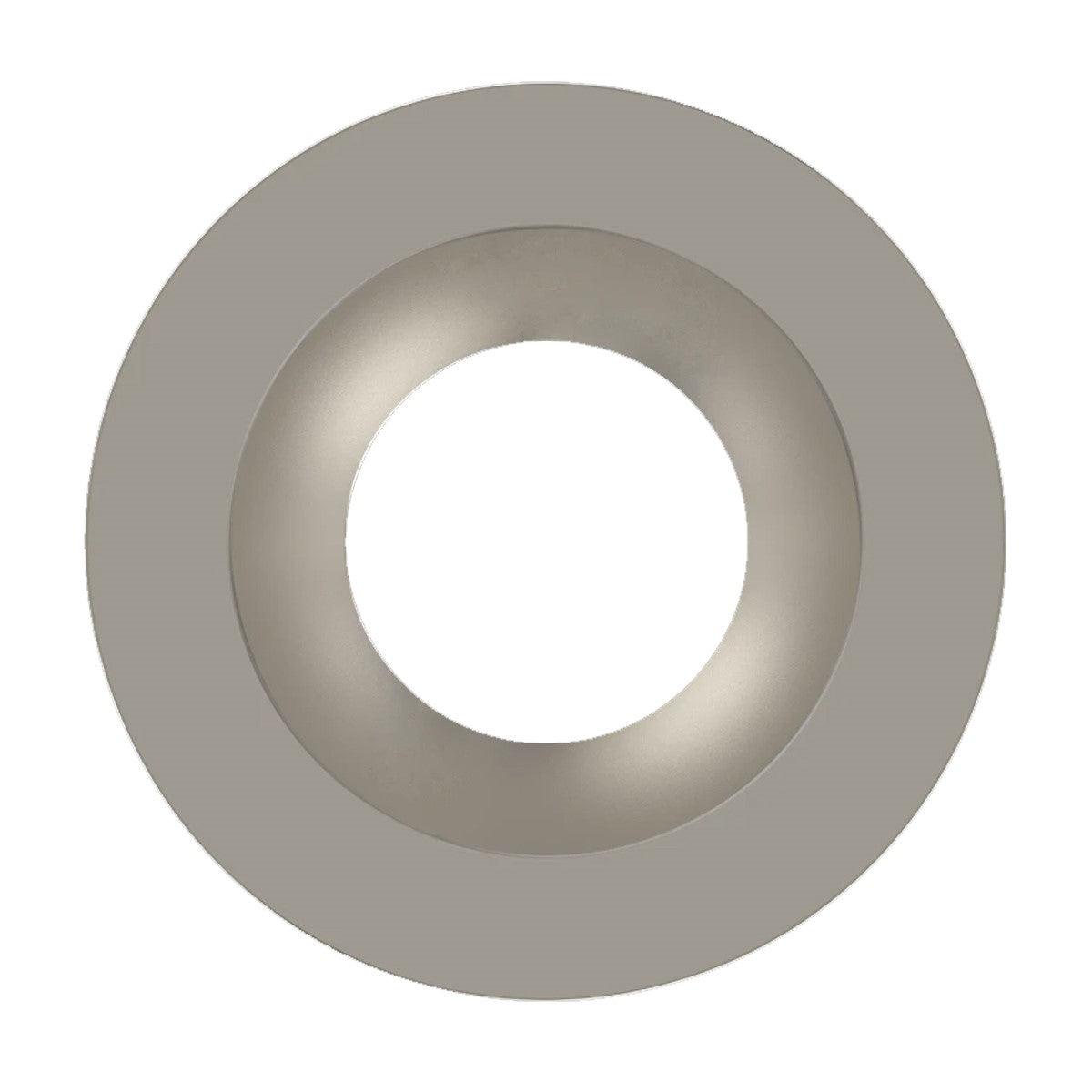 RAB 6 Inch Round Brushed Nickel / Smooth Trim for HA6 Series - Bees Lighting