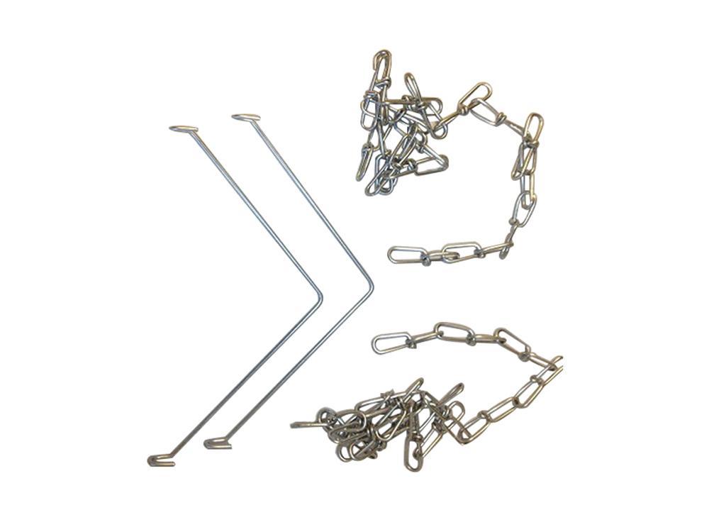 V hook with chain 2 hangers/kit, 36" Long - Bees Lighting