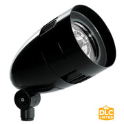 120V LED Bullet  Flood Light, 13W, 5000K, Black