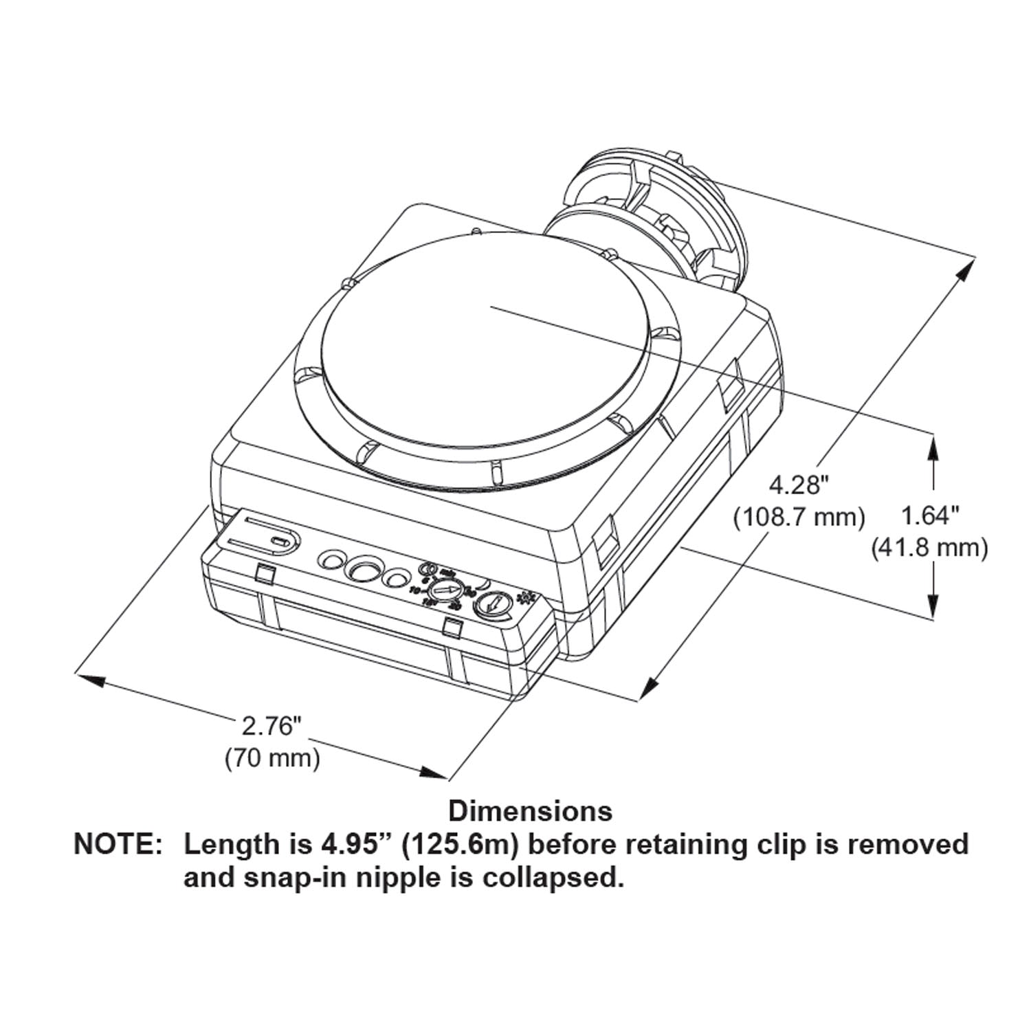 PIR 360° High Bay Occupancy Sensor with Lens + Isle Masking, 120-347VAC, White - Bees Lighting