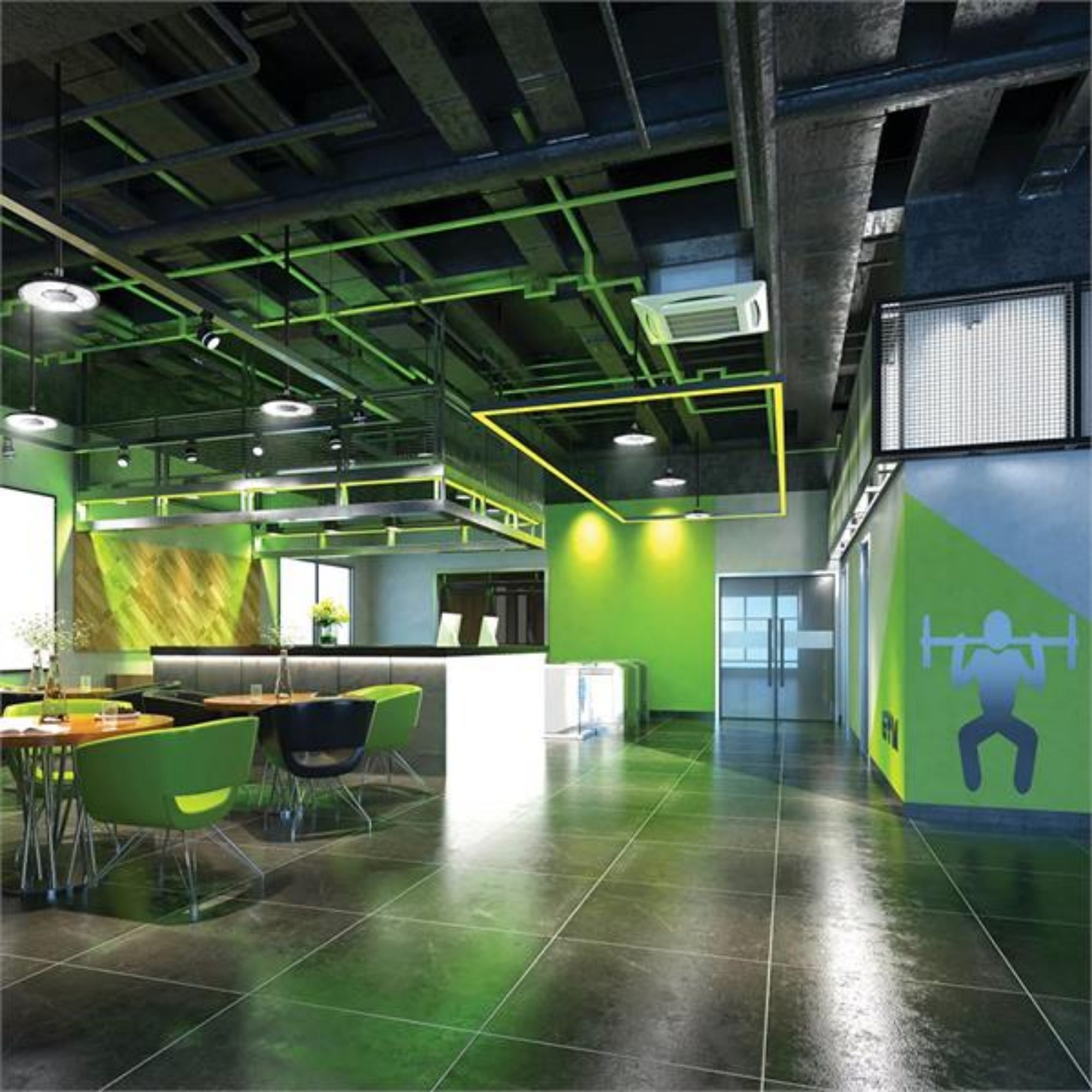 GLT - Industrial LED High Bay Light, 340W, 62000 Lumens, 5000K, 347/480V | Bees Lighting