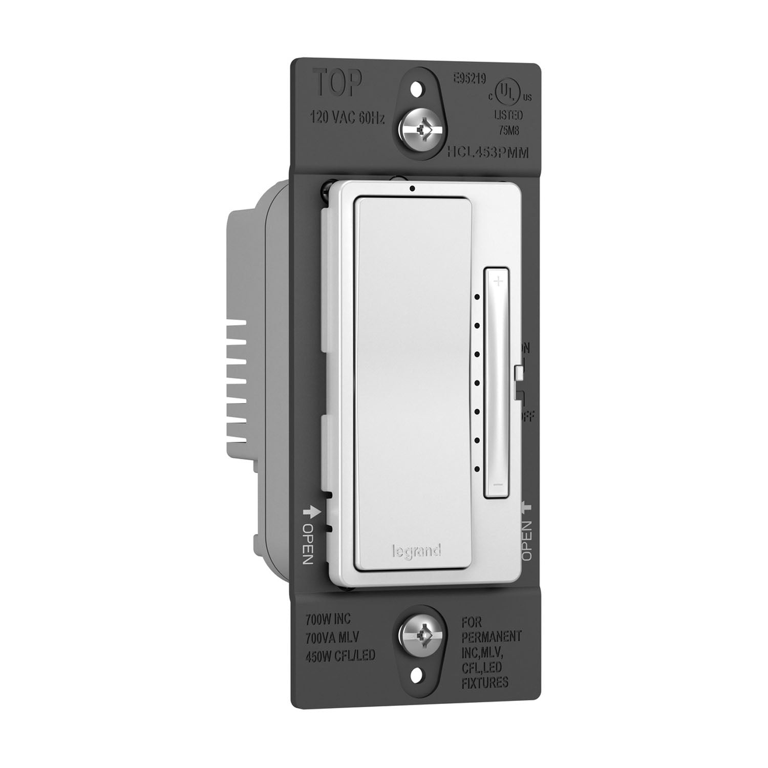 radiant Multi-Location Master Dimmer Switch, 450 Watts LED|MLV, White - Bees Lighting