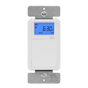 Astronomic Digital In-Wall Programmable Timer Switch, 1200 Watts 15 Amp, White - Bees Lighting