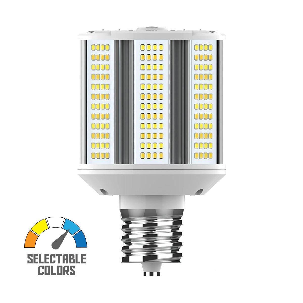 Wall Pack/Shoebox LED Retrofit Lamp, 20W, 3200 Lumens, Field Adjustable, 30K/40K/50K, EX39 Mogul Extended Base, 120-277V - Bees Lighting