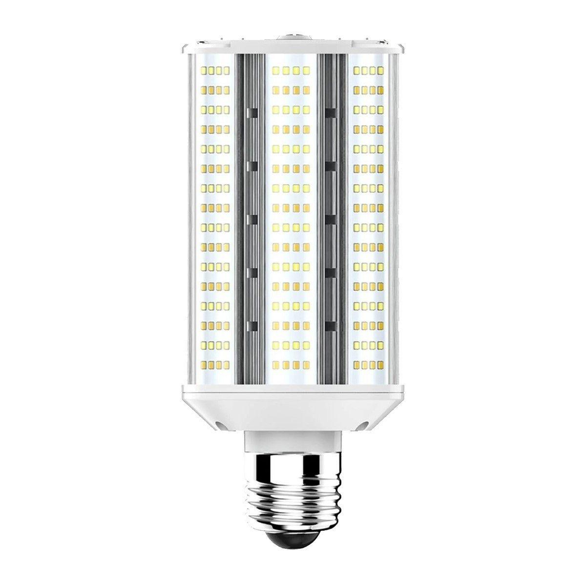 Wall Pack/Shoebox LED Retrofit Lamp, 40W, 6400 Lumens, Field Adjustable, 30K/40K/50K, E26 Base, 120-277V - Bees Lighting