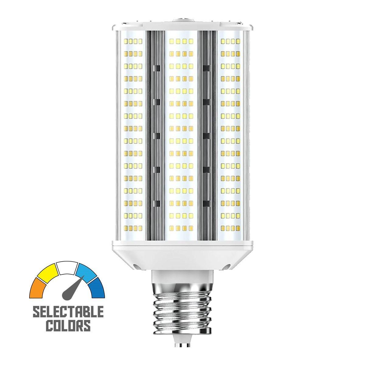 Wall Pack/Shoebox LED Retrofit Lamp, 40W, 6400 Lumens, Field Adjustable, 30K/40K/50K, EX39 Mogul Extended Base, 120-277V