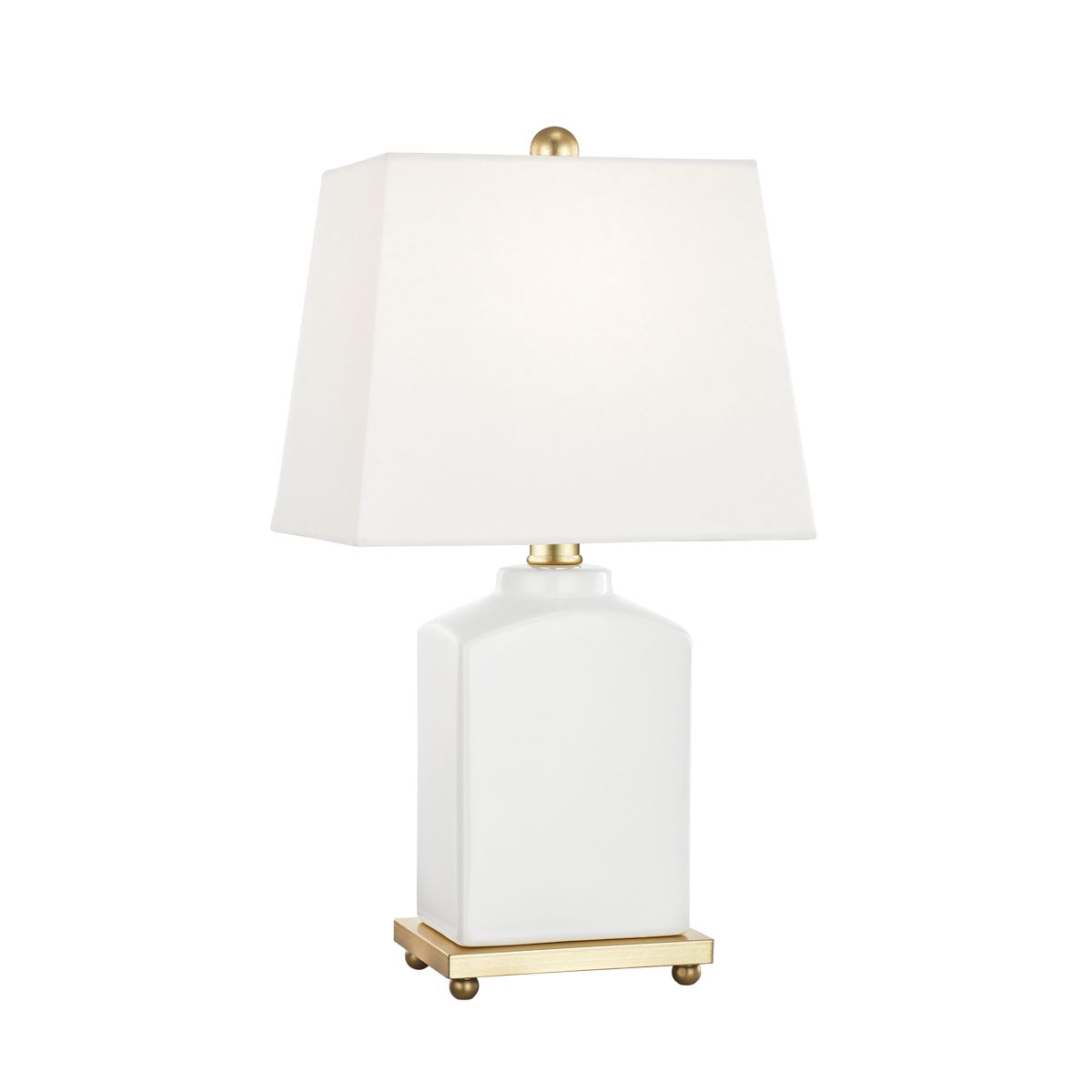 Brynn Table Lamp with Brass Accents