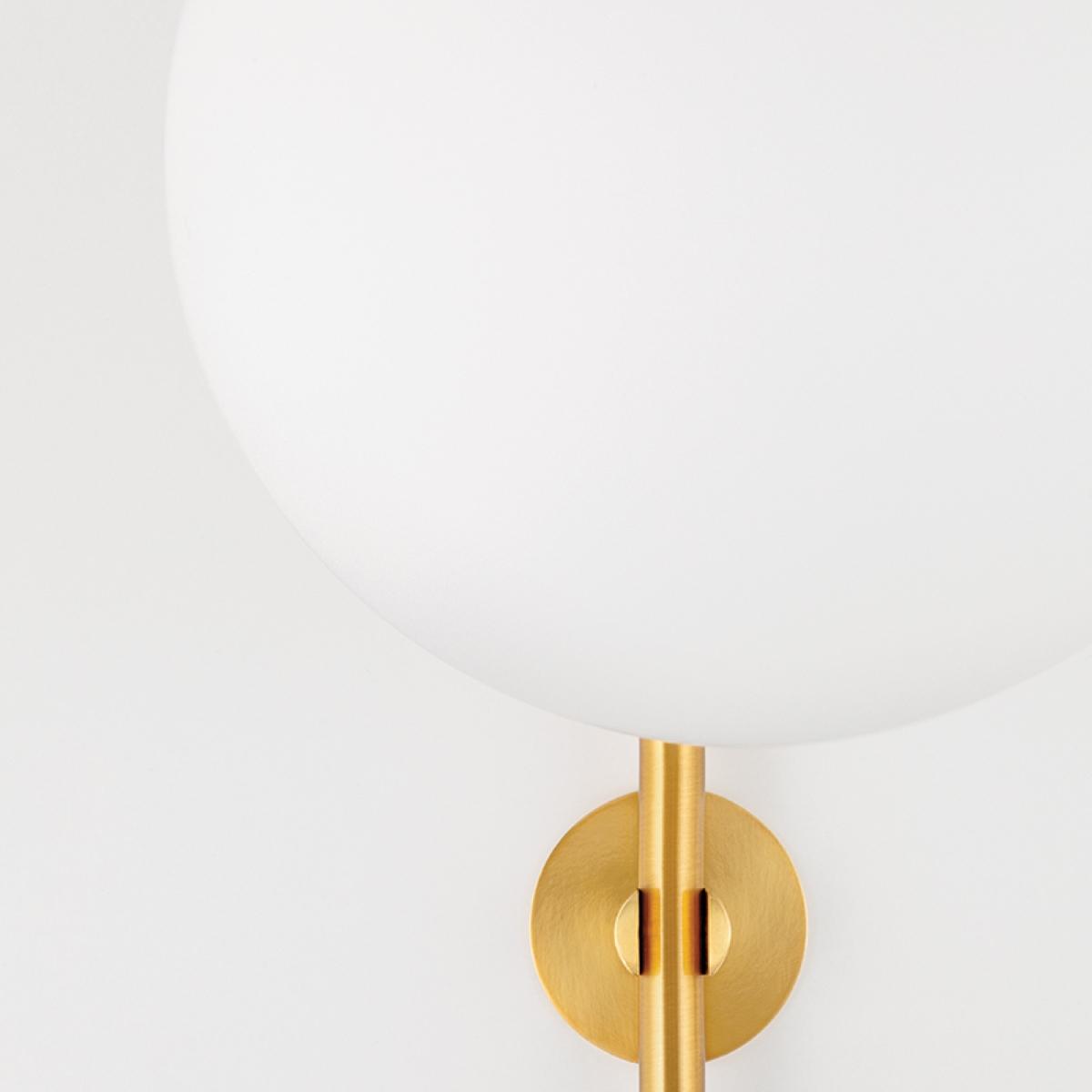 Gina 24 in. Armed Sconce Brass finish - Bees Lighting