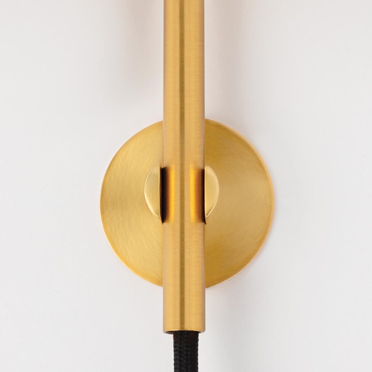 Gina 24 in. Armed Sconce Brass finish - Bees Lighting
