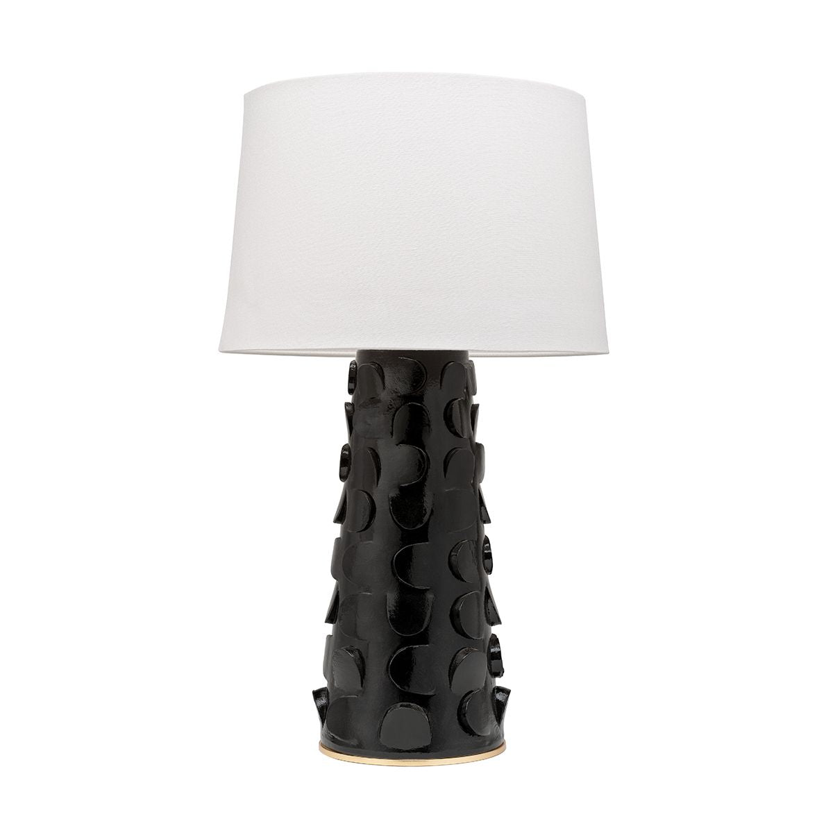 Naomi Table Lamp with Gold Leaf Accents