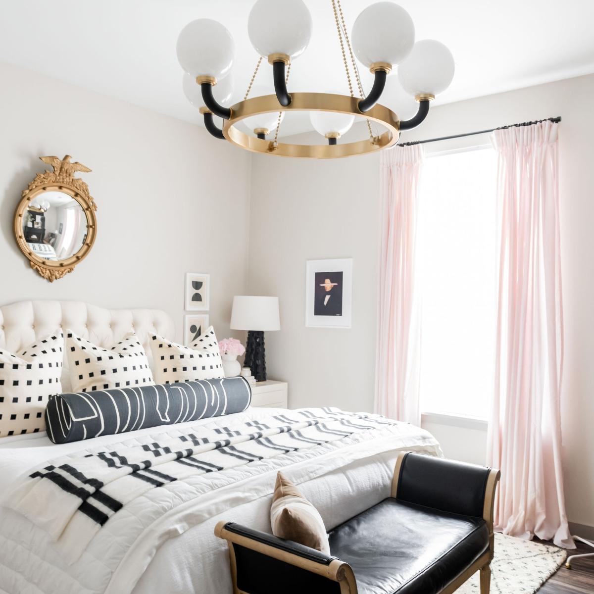 Naomi Table Lamp Black Lustro with Gold Leaf Combo Finish - Bees Lighting