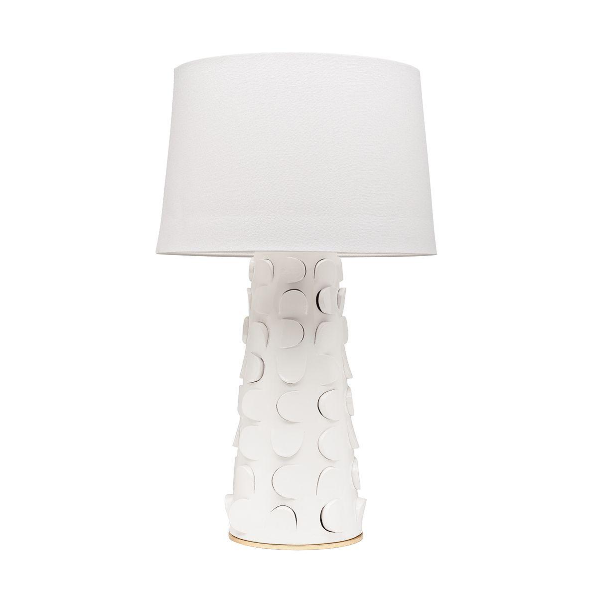Naomi Table Lamp with Gold Leaf Accents
