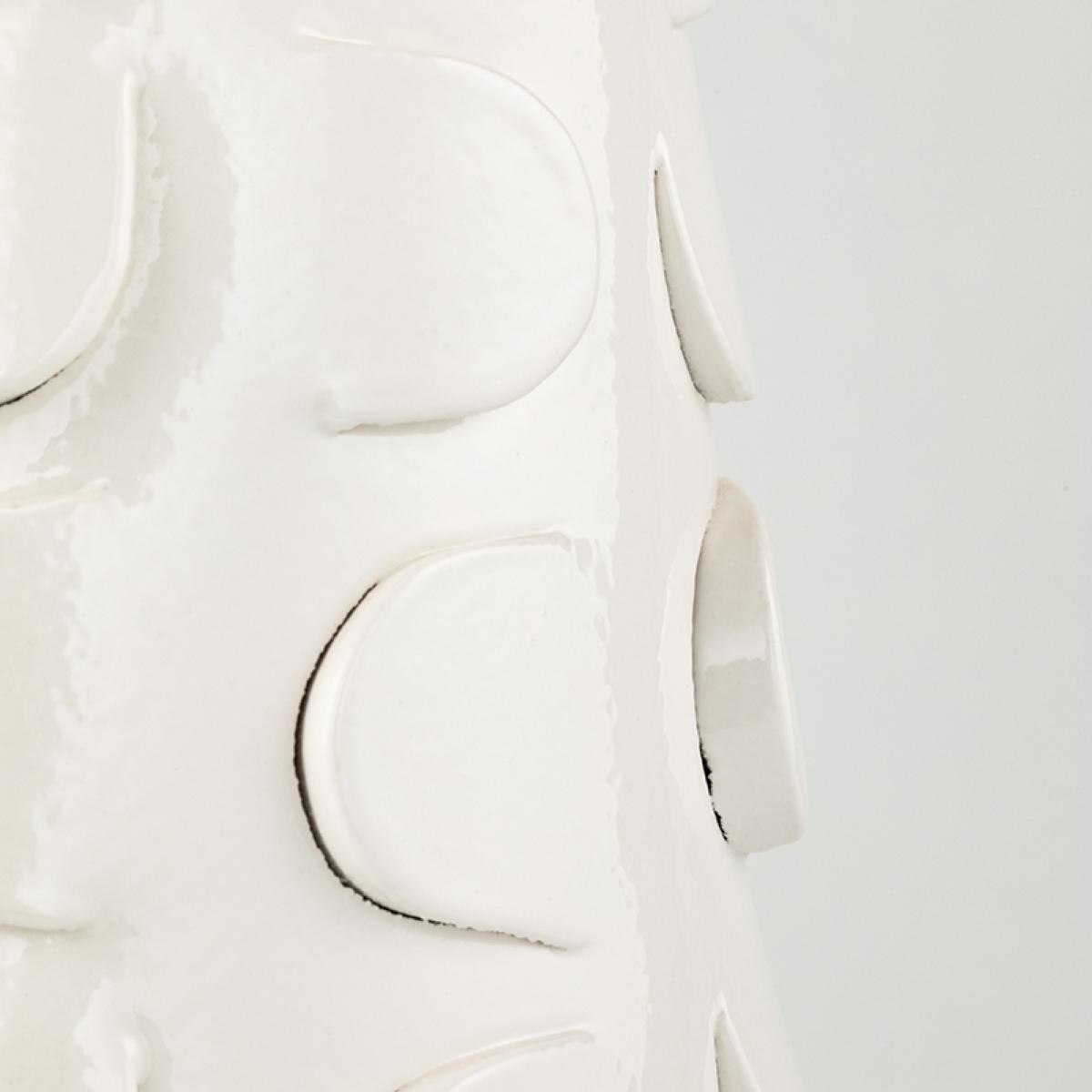 Naomi Table Lamp White Lustro with Gold Leaf Combo Finish - Bees Lighting