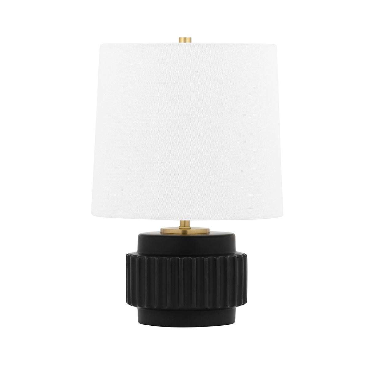 Kalani Table Lamp with Brass Accents - Bees Lighting