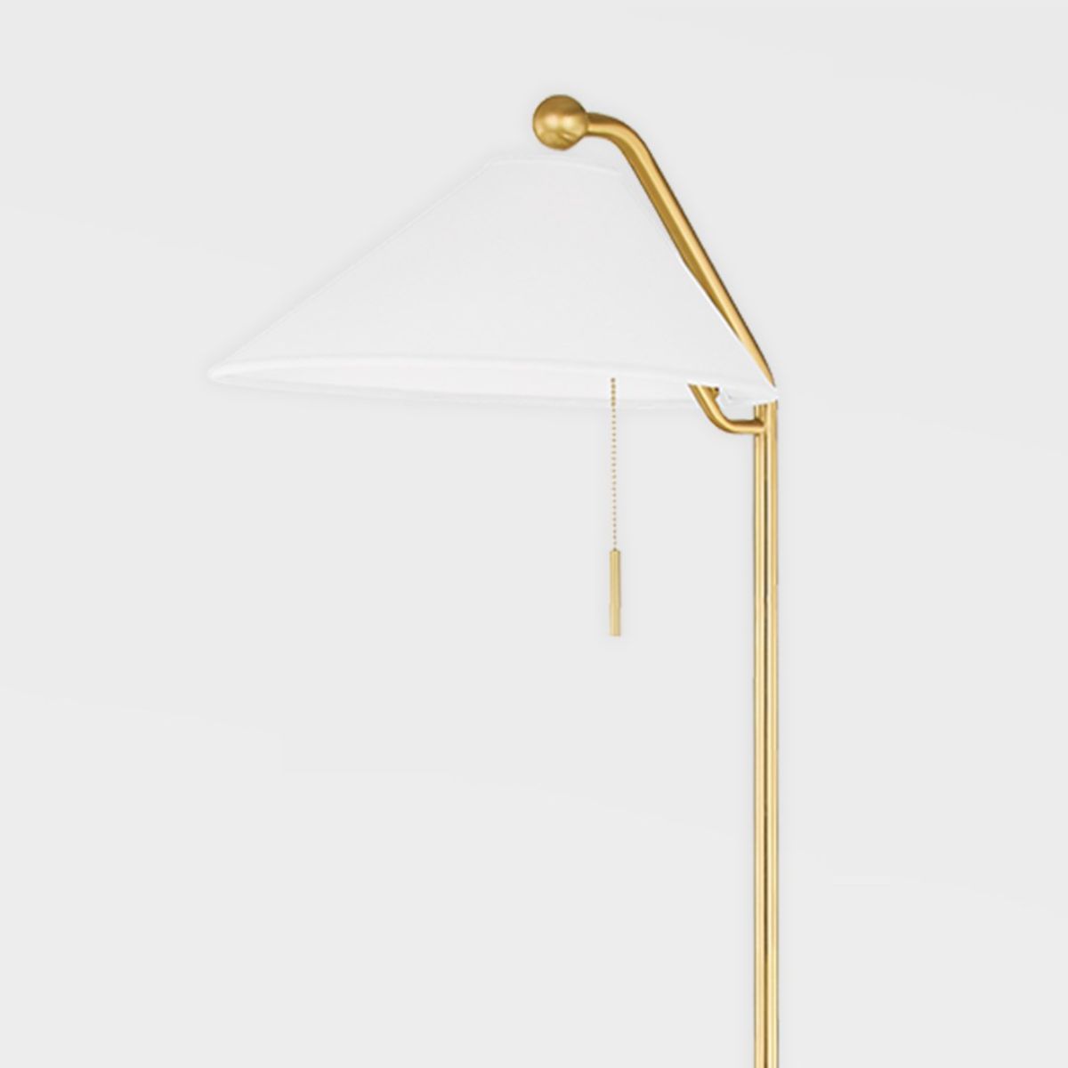 Aisa Floor Lamp Aged Brass Finish - Bees Lighting