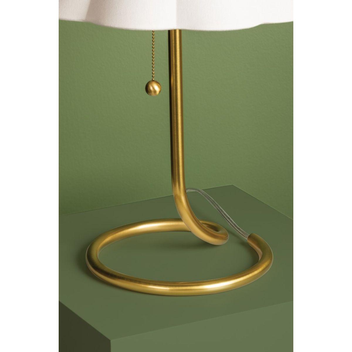 Martha Table Lamp Aged Brass Finish