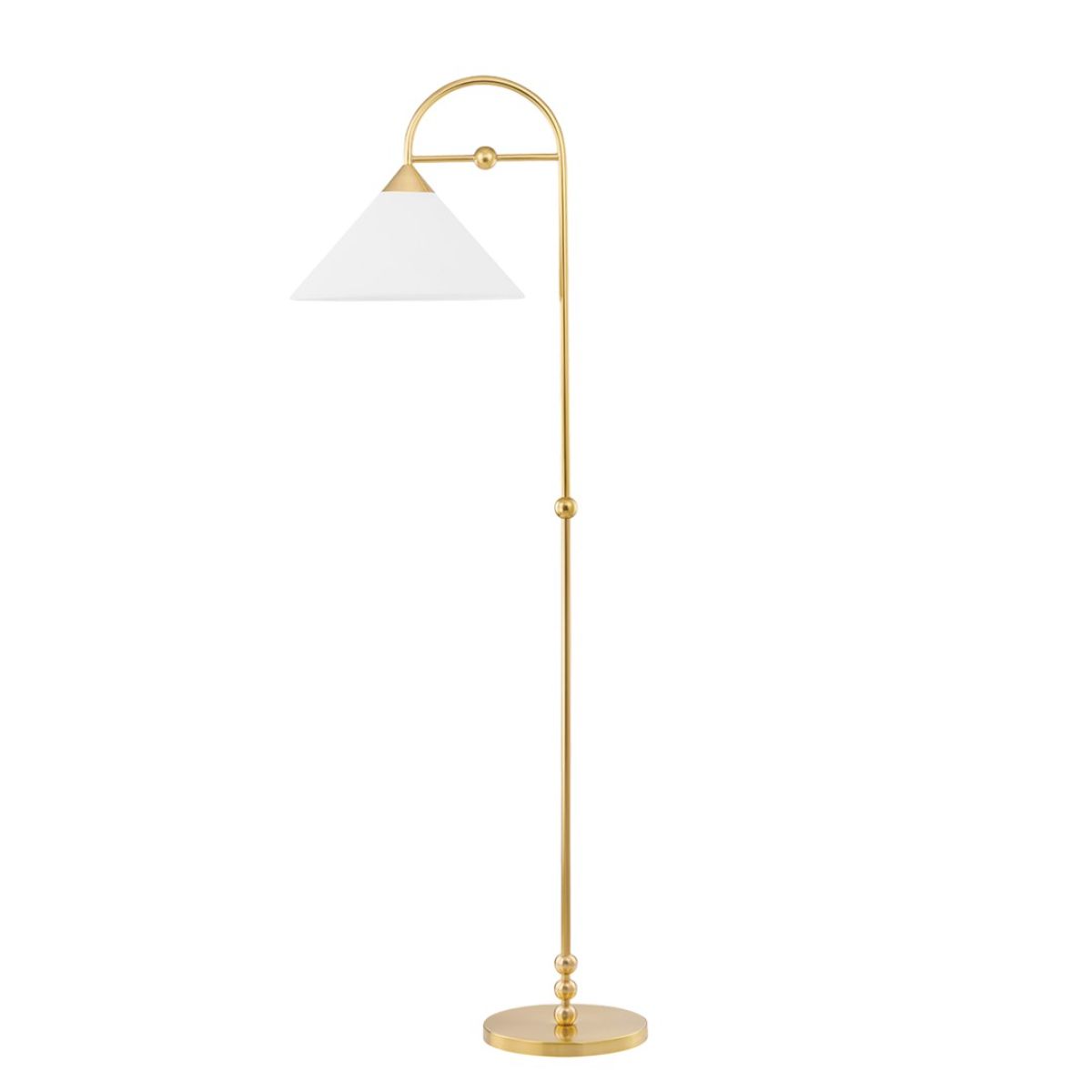 Sang Floor Lamp Aged Brass Finish - Bees Lighting