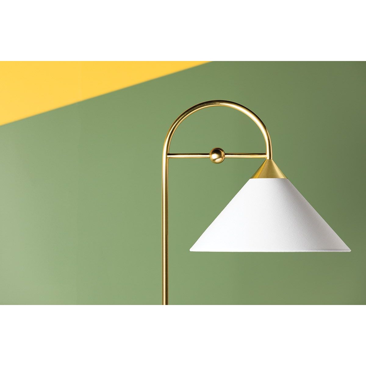 Sang Floor Lamp Aged Brass Finish - Bees Lighting