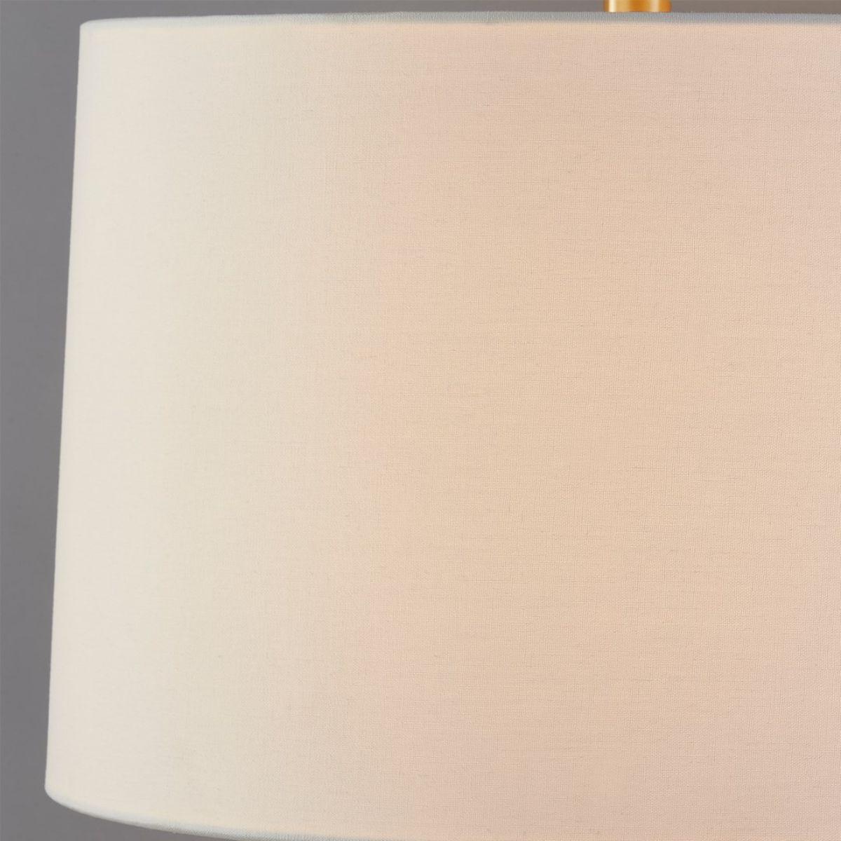Margaret Table Lamp Blue Grey Terrazo with Aged Brass Accents - Bees Lighting