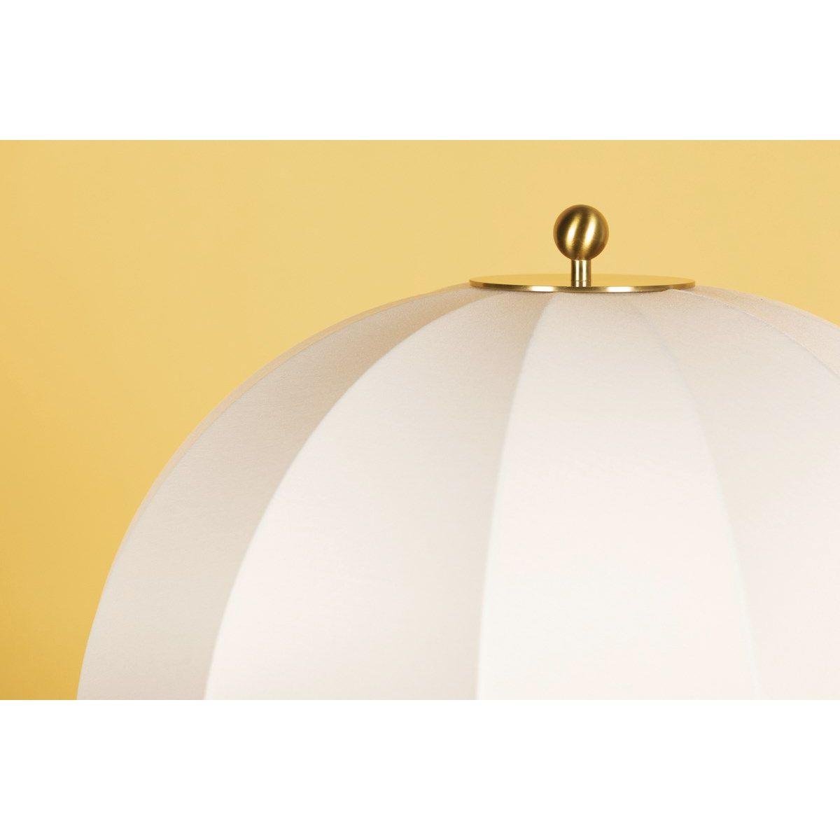 Meshelle Floor Lamp Aged Brass Finish - Bees Lighting