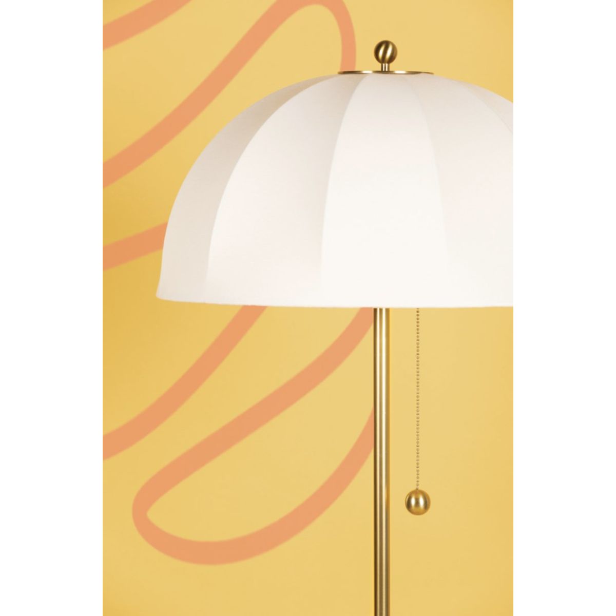 Meshelle Floor Lamp Aged Brass Finish - Bees Lighting