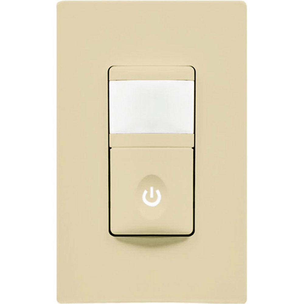 Occupancy/Vacancy Motion Sensor Single Pole In-Wall Switch Ivory - Bees Lighting