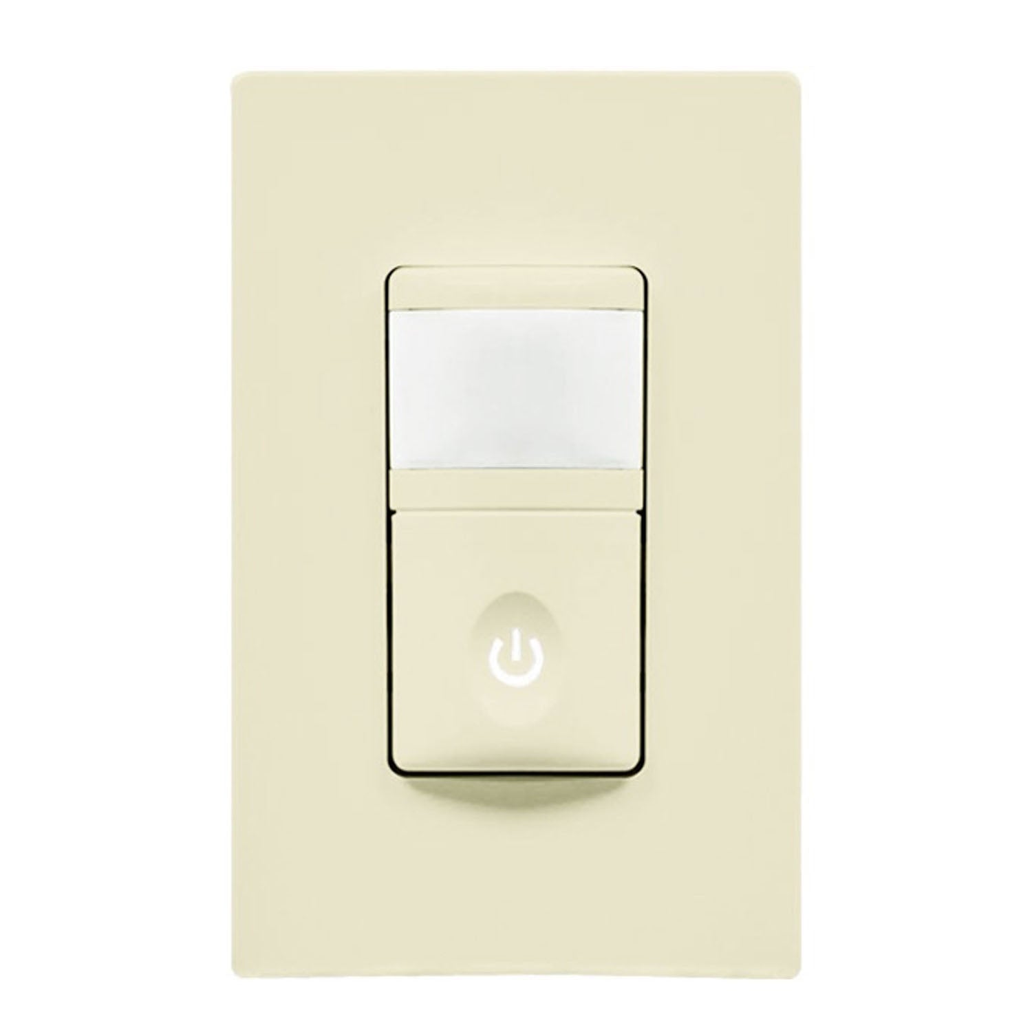 PIR 180° Occupancy|Vacancy Motion Sensor Wall Switch, 5A, 120V, Light Almond - Bees Lighting