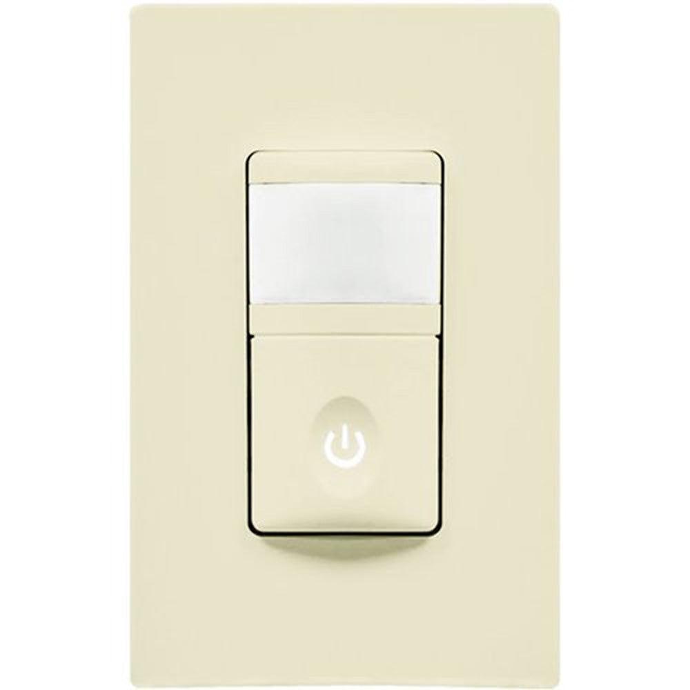 Occupancy/Vacancy Motion Sensor Single Pole In-Wall Switch Light Almond - Bees Lighting