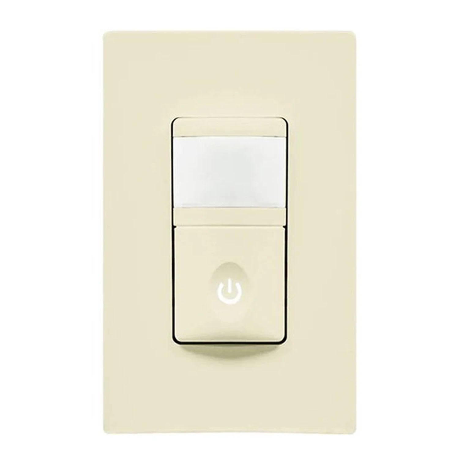 PIR 180° Vacancy Motion Sensor Wall Switch, 5A, 120V, Light Almond - Bees Lighting