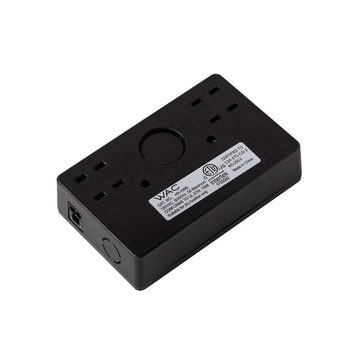 Hardwire Box For 3CCT Puck Lights, Black Finish