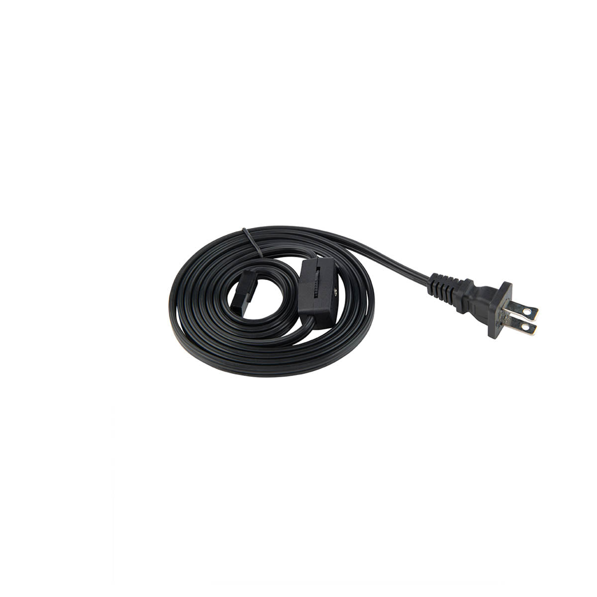 Black Power Cord for 3-CCT Puck Light with on/off switch