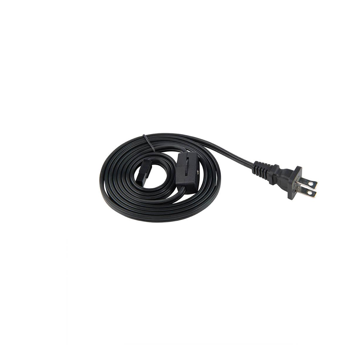 Black Power Cord for 3-CCT Puck Light with on/off switch - Bees Lighting