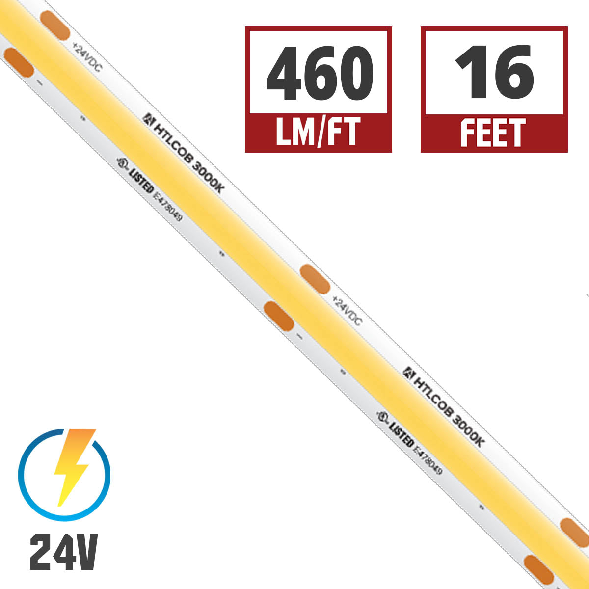 Trulux COB Tape Light, Static White, 460 Lm/ft - Bees Lighting