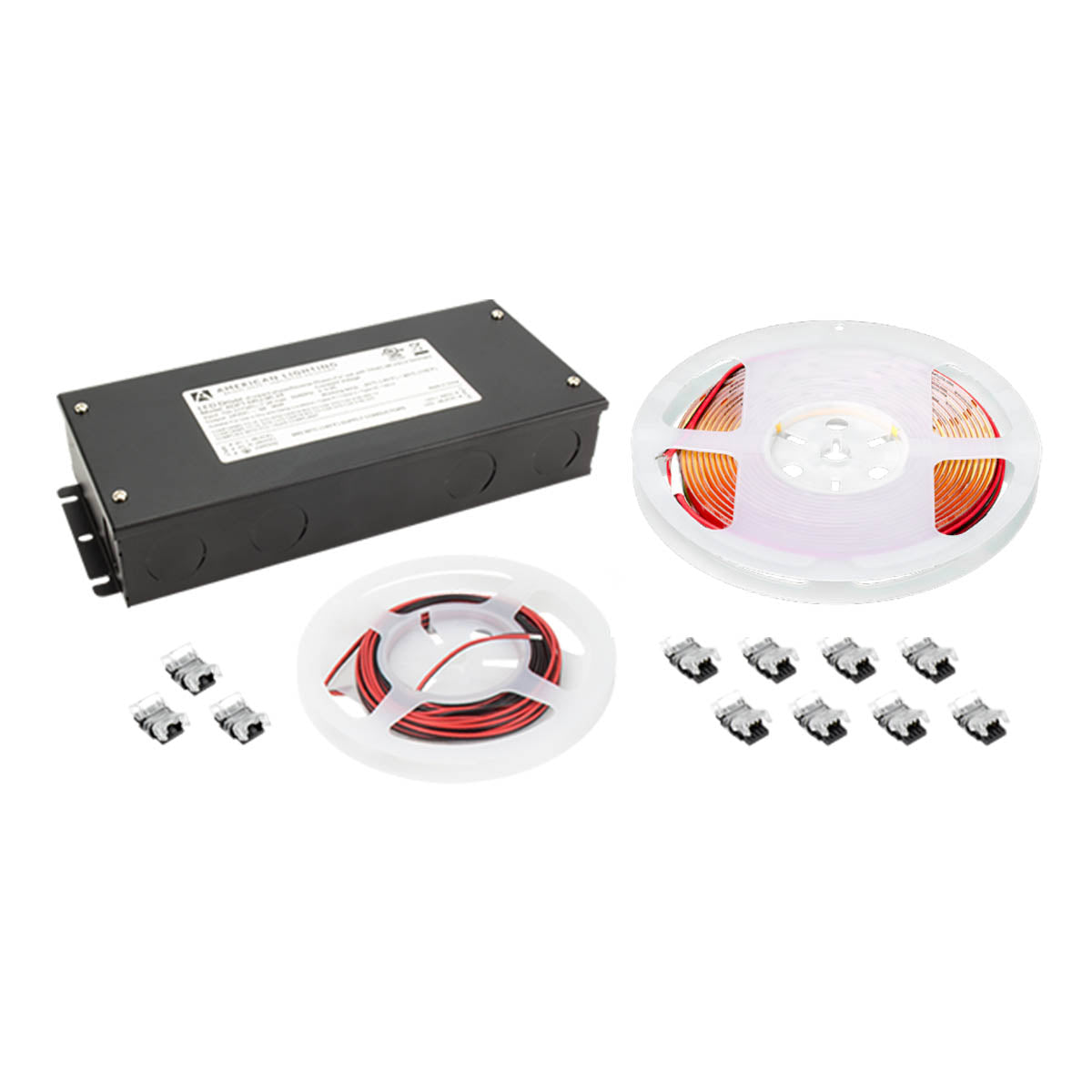 Trulux High Output COB LED Strip Light PRO Kit, 16.4Ft Reel, 2700K, 369 Lm/Ft, 24V - Bees Lighting