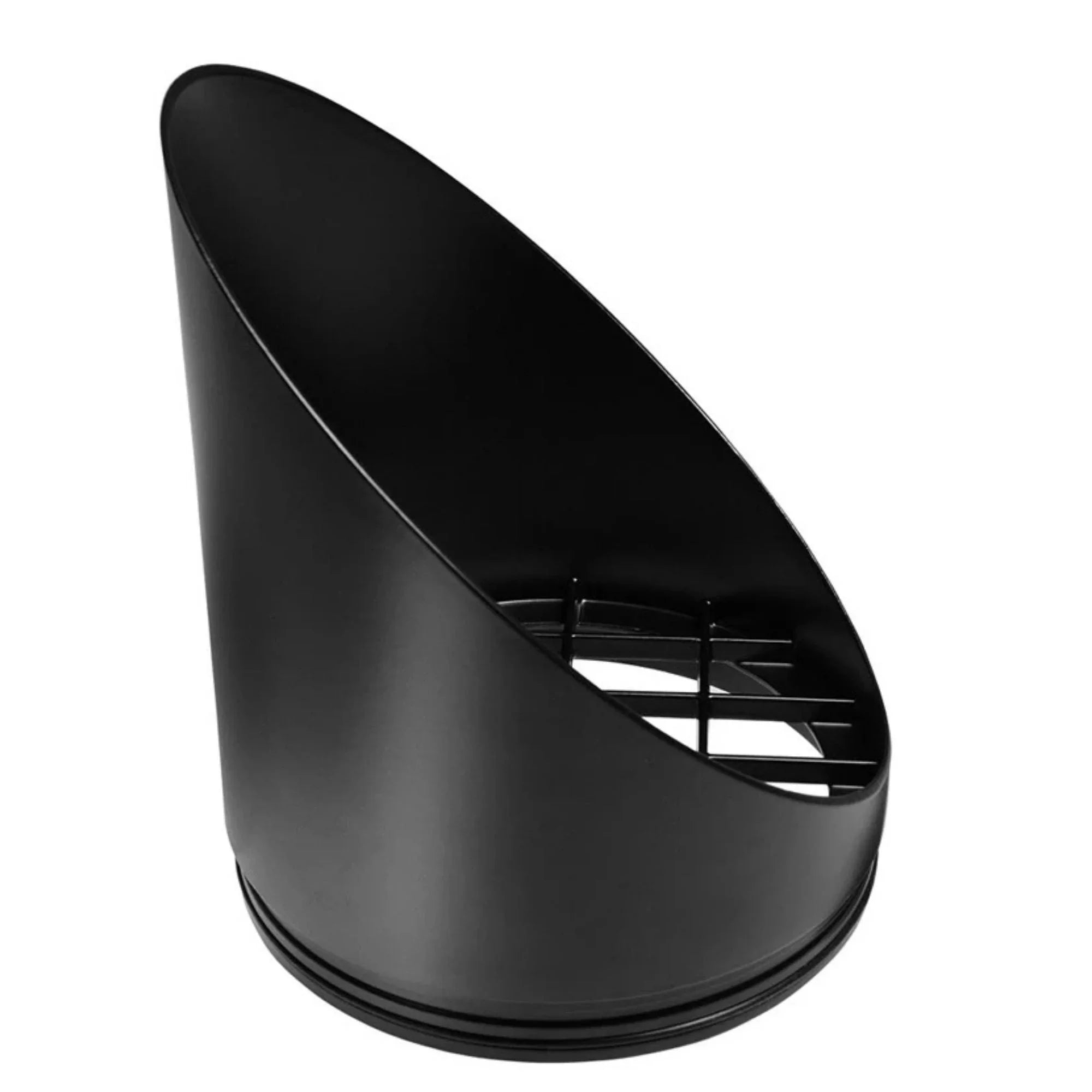 Visor with Tempered Glass & Metal Grill - Black