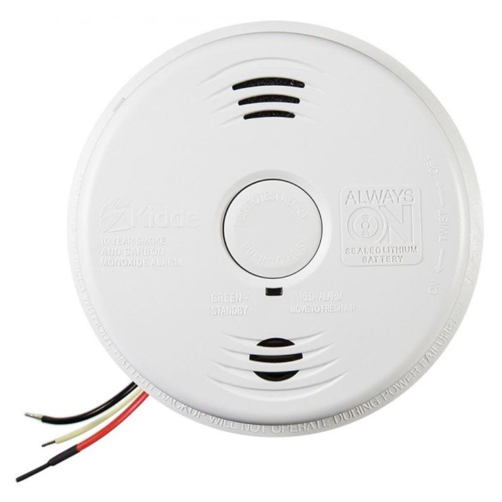 Smoke and Carbon Monoxide Detector - Ionization/Electrochemical Sensor - Hardwired 10Yr Battery - Bees Lighting