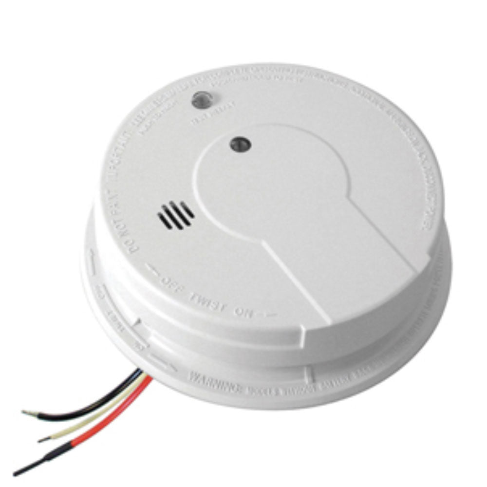 I12040 Smoke Detector Ionization Sensor Hardwired with 9V Battery